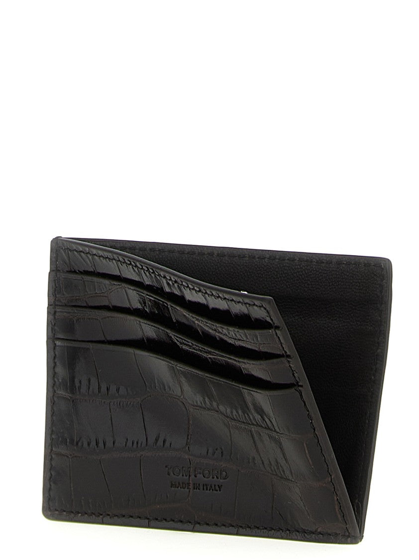 Tom Ford Crocodile Leather Card Holder
