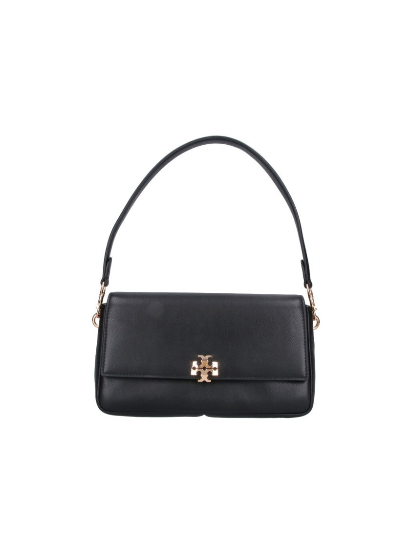 Tory Burch Black Charlie Leather Shoulder Bag