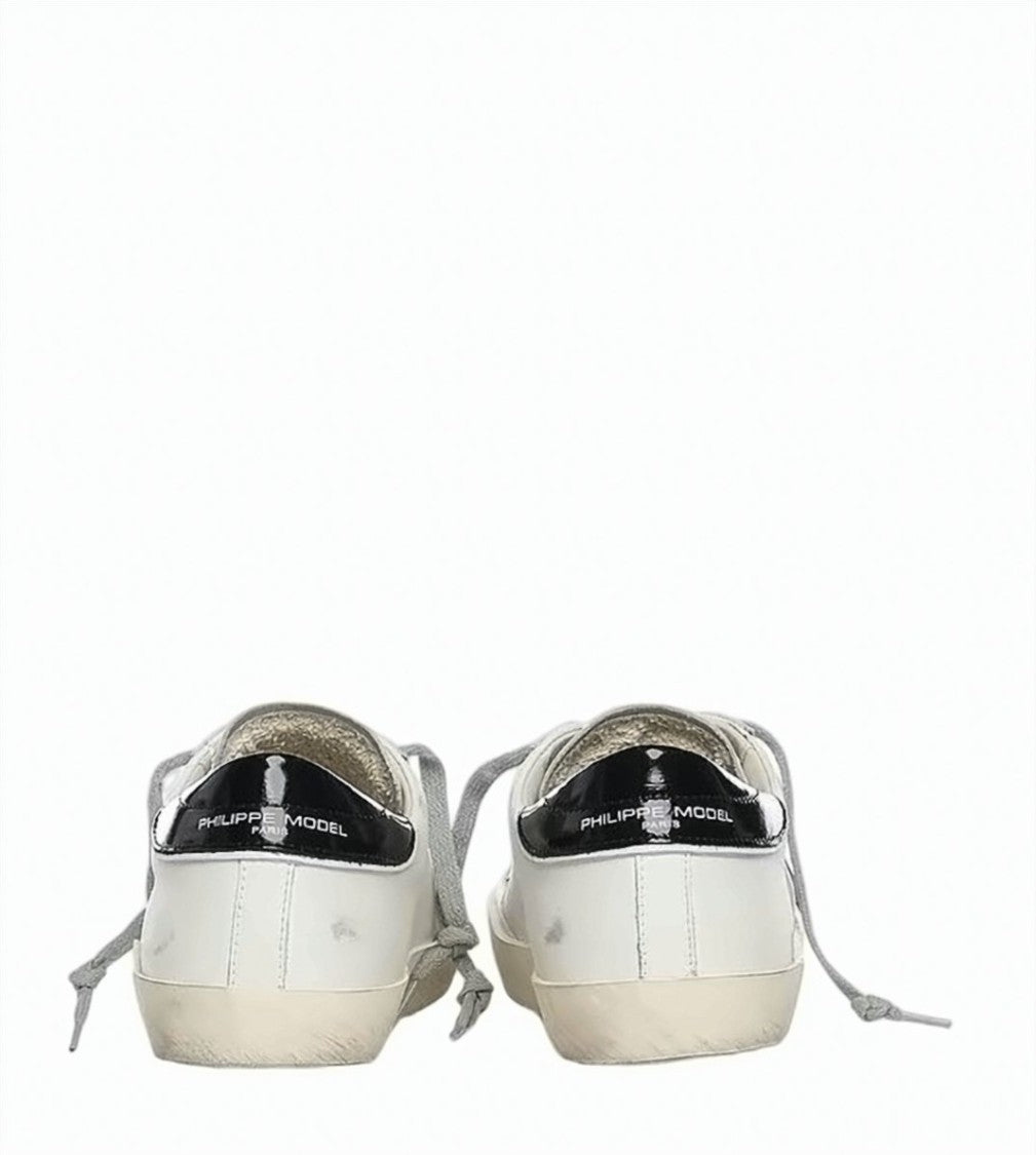 Philippe Model Prsx Calfskin Lace Up Sneakers