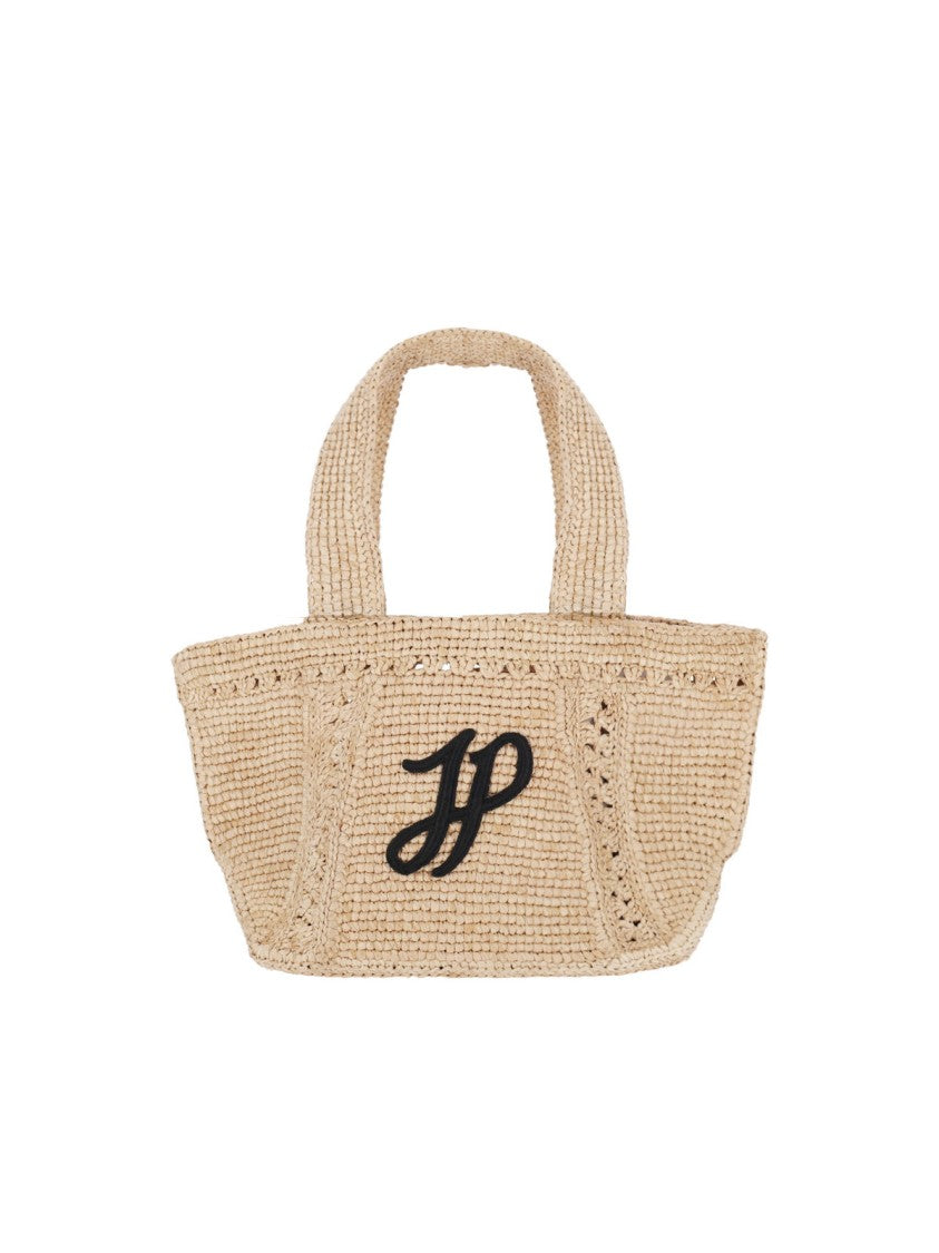 Patou Small Trapeze Tote – Beige