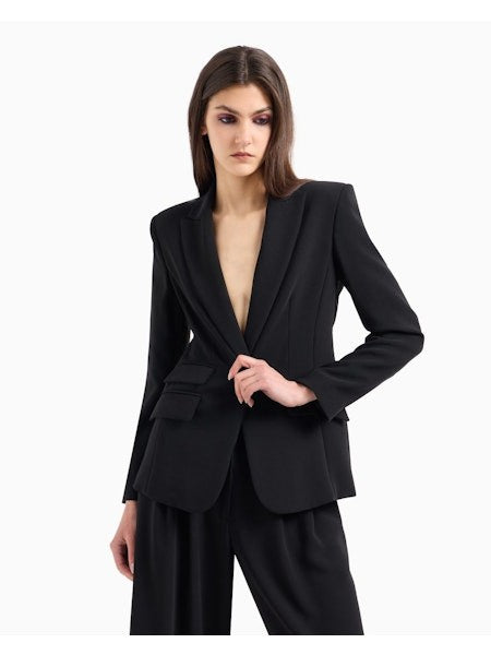 Armani Exchange Single-Breasted Blazer