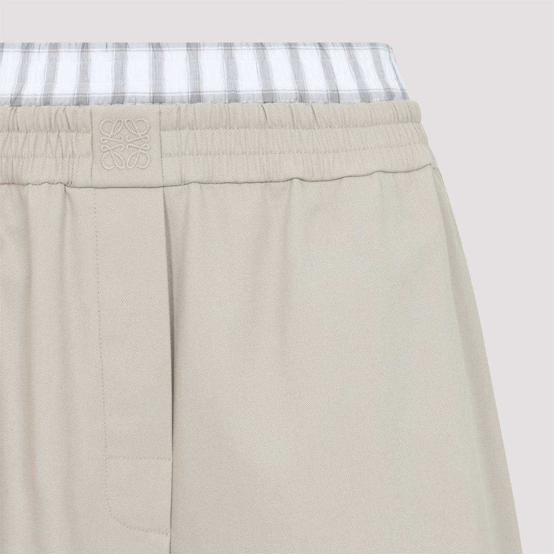 Loewe Wide-Leg Trousers With Elastic Waistband And Subtle Design