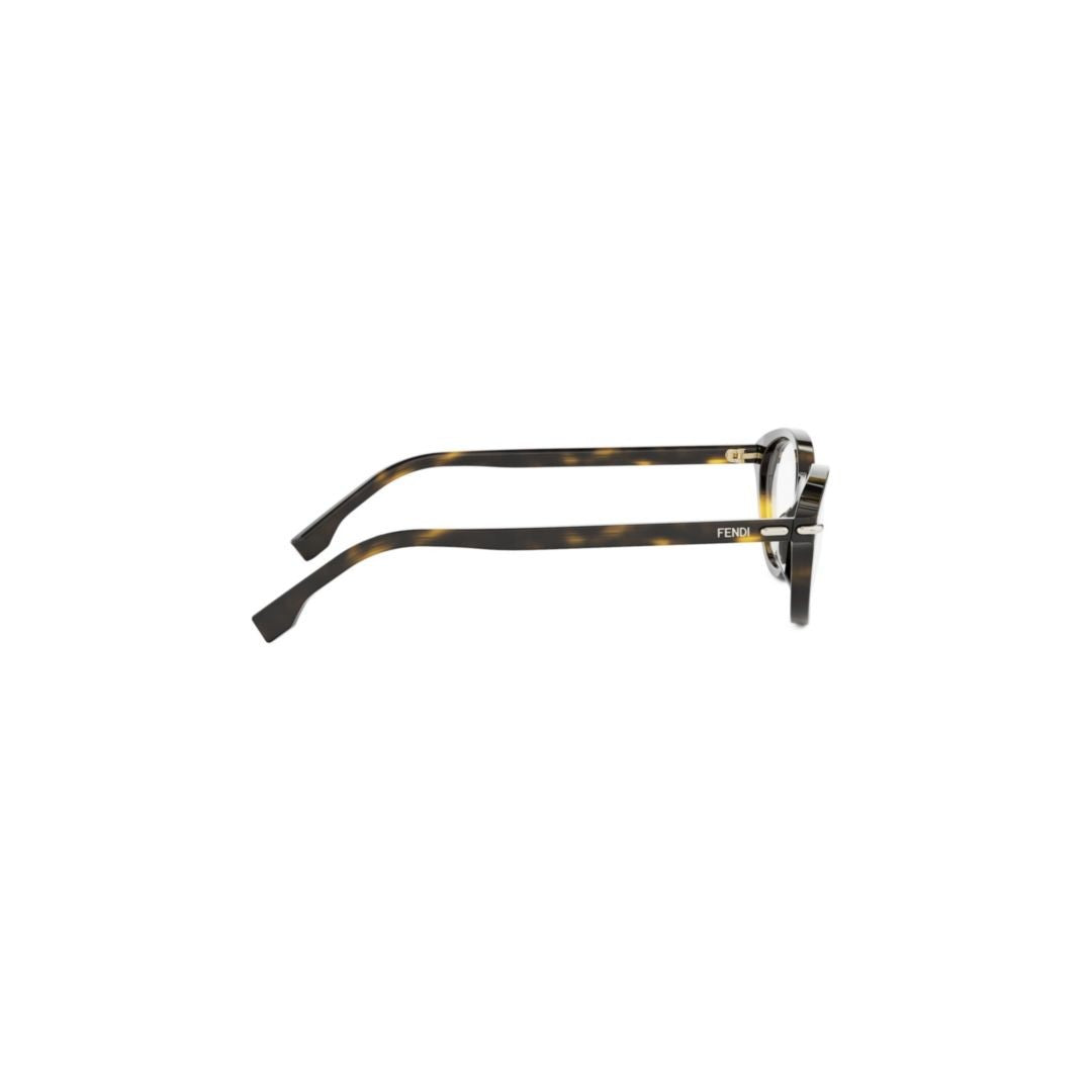Fendi Fe50126i Rounded Tortoiseshell-Patterned Cat-Eye Eyeglasses