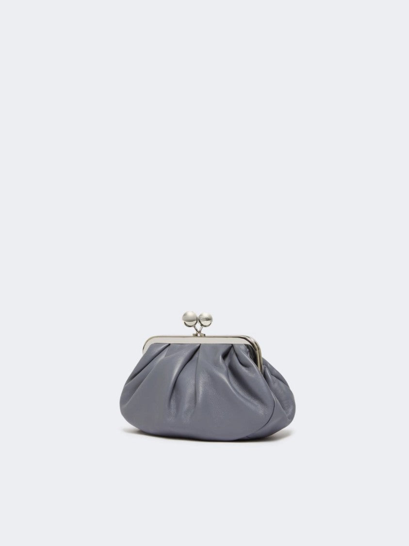 Max Mara Prati Leather Clutch Bag