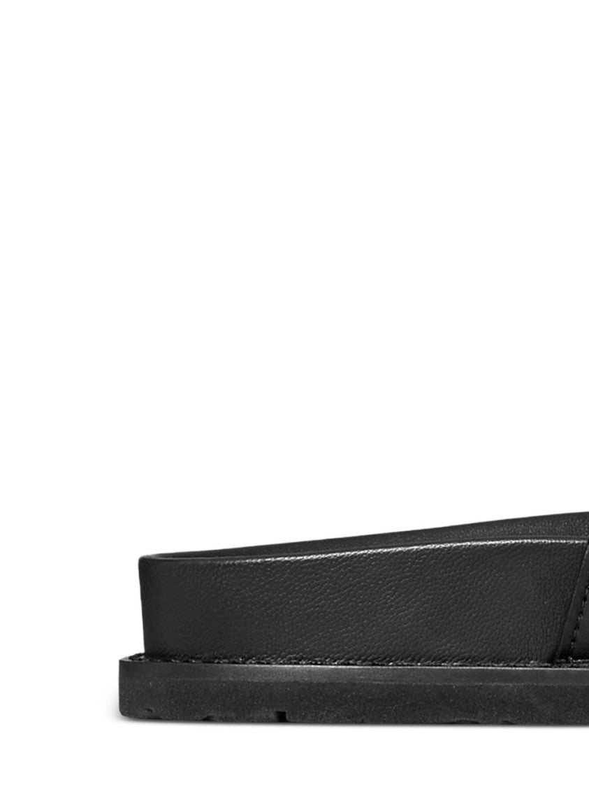 Tory Burch Black Leather Flats