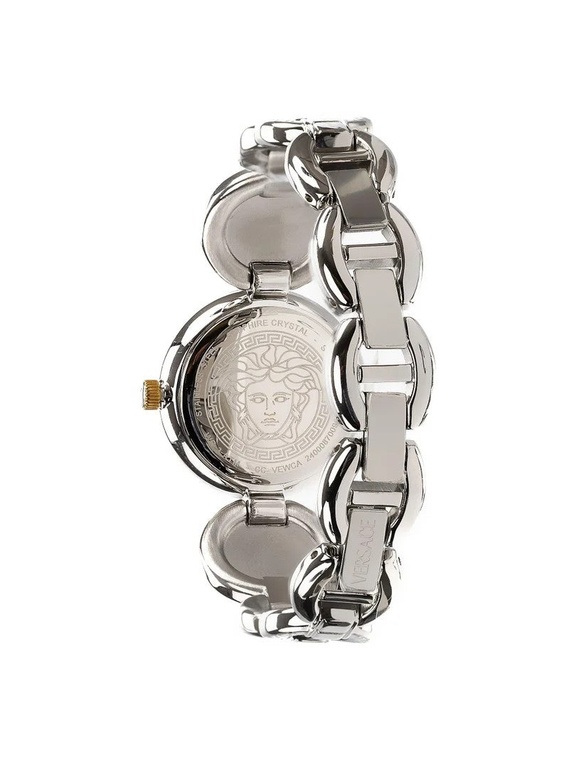 Versace Greca Jewel Quartz Watch With Greek Key Design