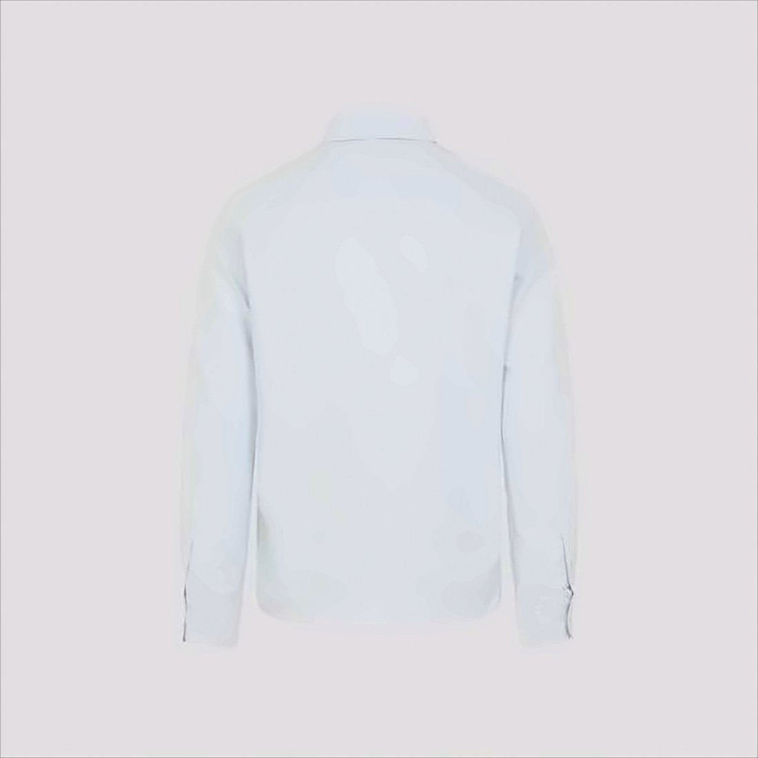 Ami Long-Sleeve Button-Up Shirt With Embroidered Detail