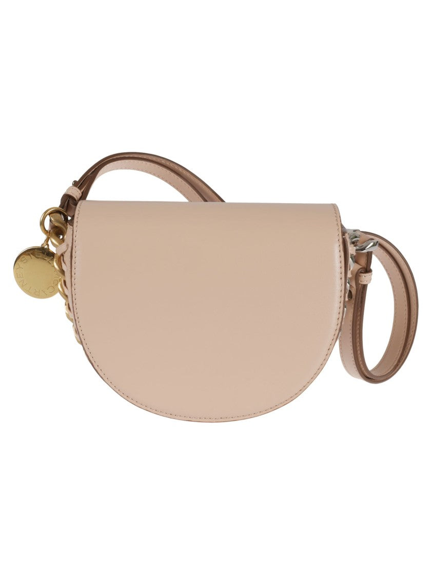 Stella Mccartney Half-Moon Shaped Bag With Gold-Tone Charm