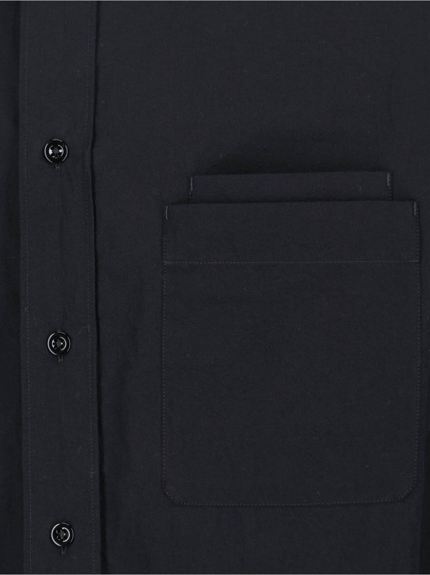 Lemaire Long-Sleeved Button Front Shirt With Classic Collar