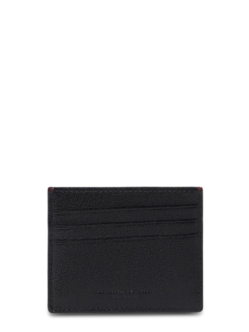 Brunello Cucinelli Textured Leather Cardholder With Embossed Logo
