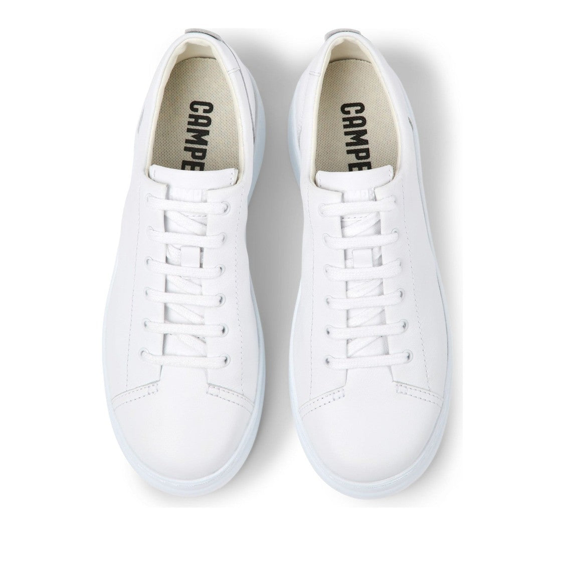Camper Runu White Minimalist Leather Sneakers