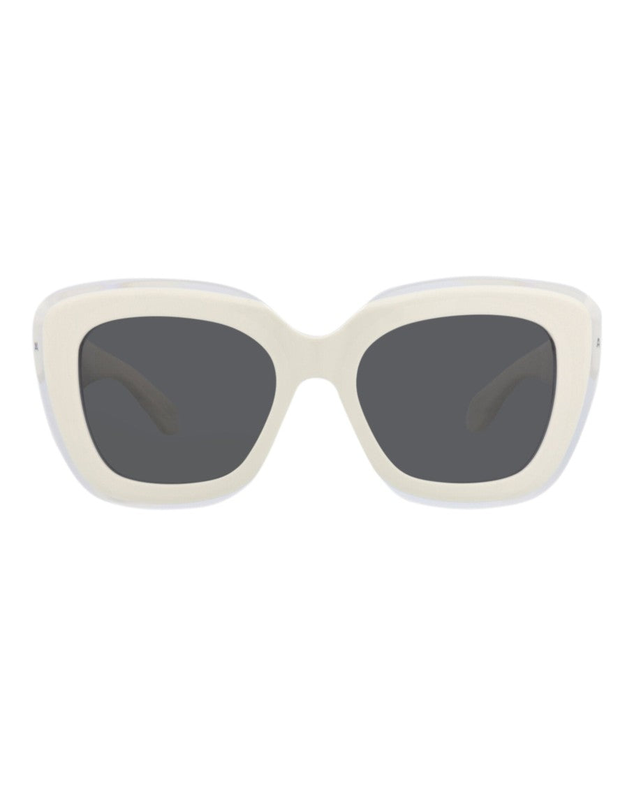 Alaïa Square-Frame Sunglasses With Layered Recycled Acetate Design