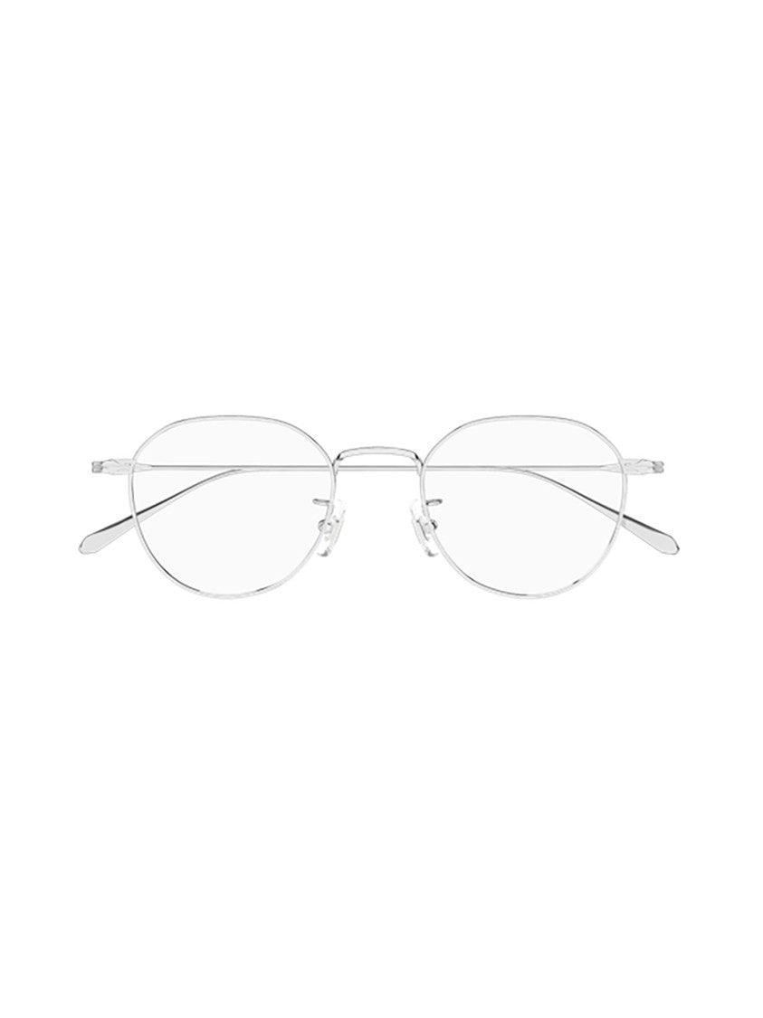 Montblanc Metallic Mb0476oa Oval Frame Eyeglasses