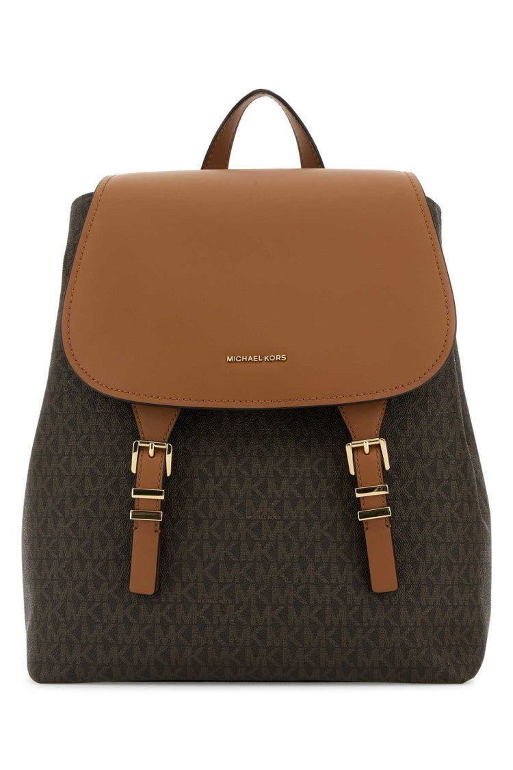 Michael Michael Kors Printed Canvas Backpack