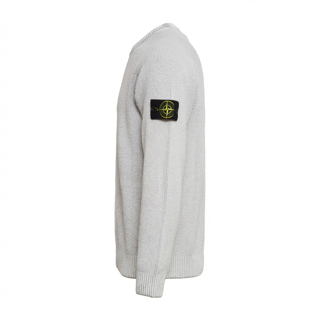 Stone Island Plated Rib Cotton Bouclé Sweater