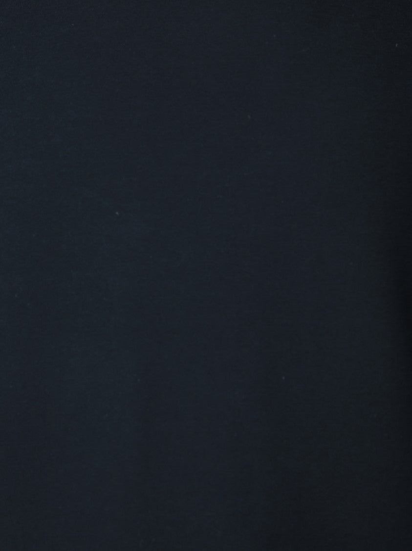 Zanone Blue Crêpe T-Shirt With Classic Crew Neck
