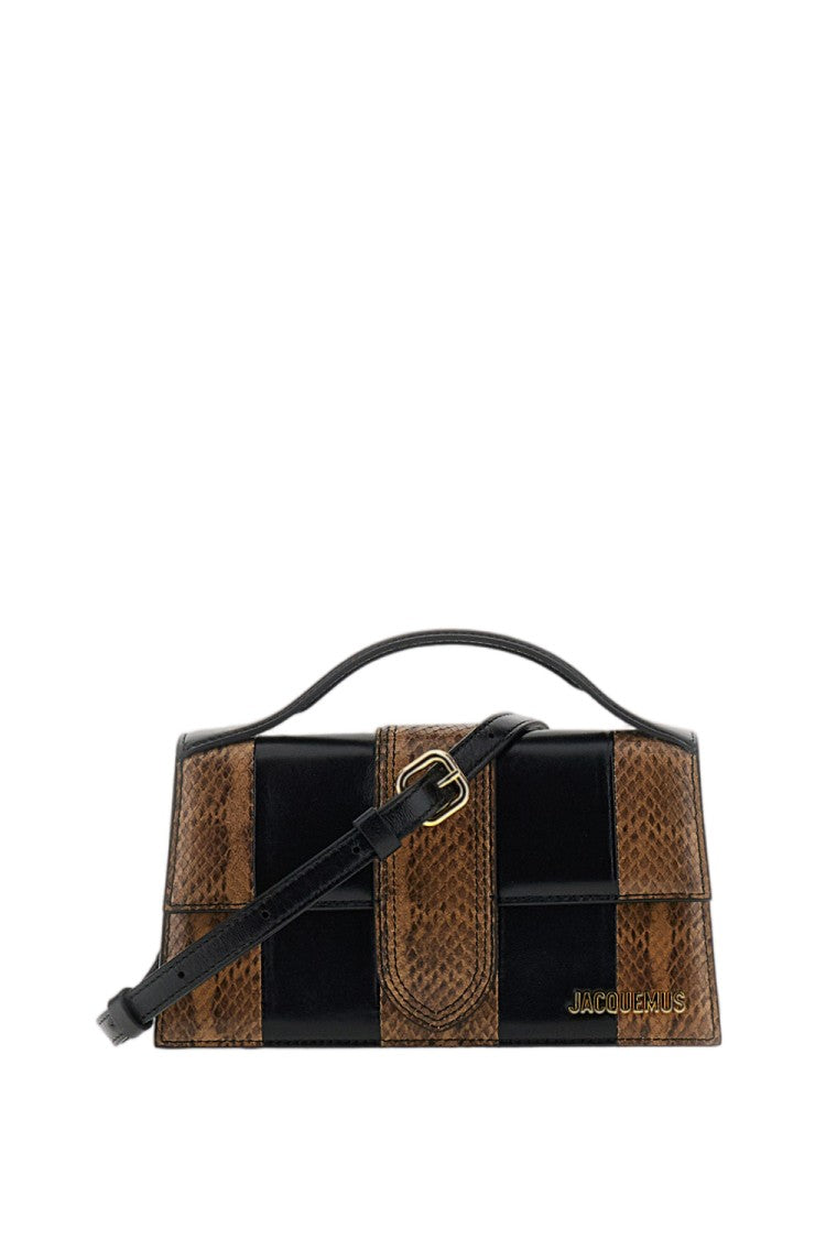 Jacquemus Le Grand Bambino Paneled Leather Shoulder Bag