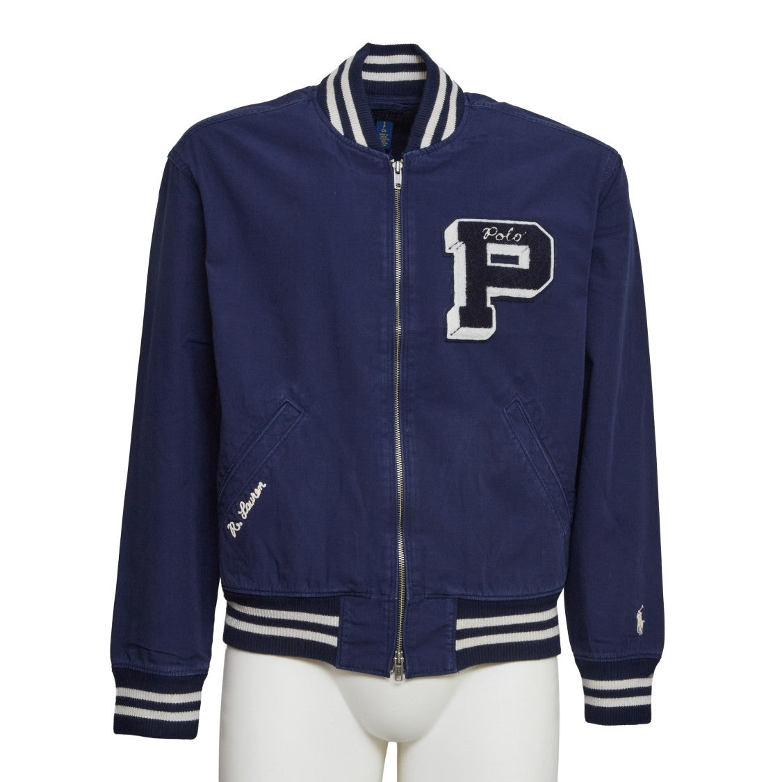 Polo Ralph Lauren Embroidered Canvas Bomber Jacket