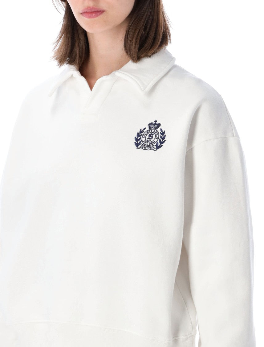 Sporty And Rich White New York Polo Sweatshirt