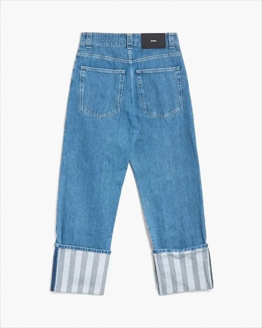 Sunnei Mid-Blue Straight-Leg Denim Pants