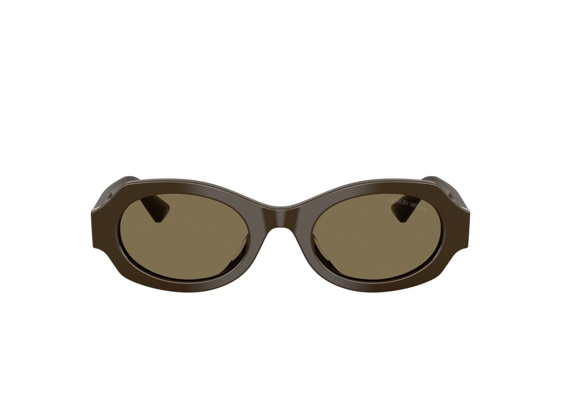 Giorgio Armani 0Ar8245hu Angular Oversized Round Sunglasses