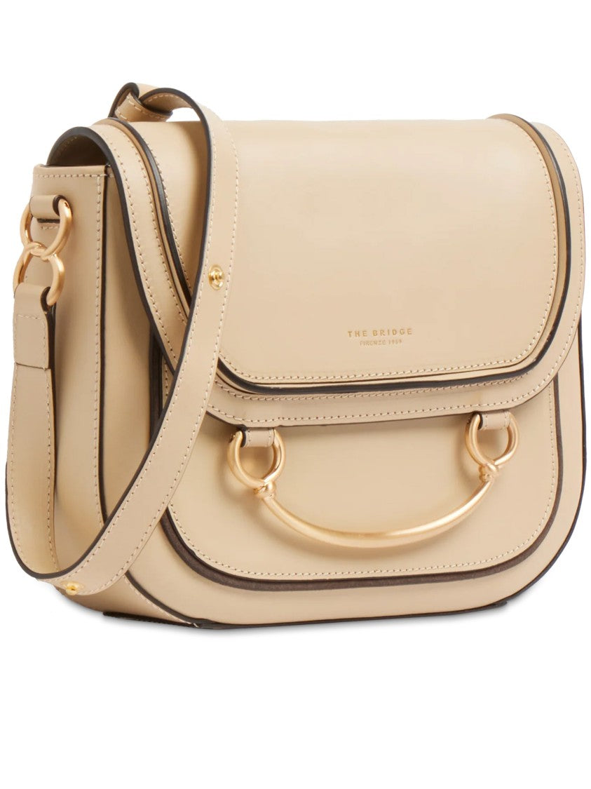 The Bridge Crossbody Structured Smooth Leather Satchel