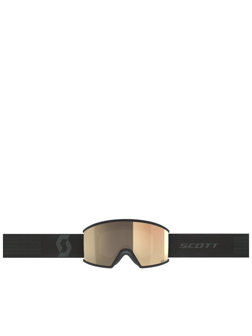 Scott Wraparound Reflective Lens Sunglasses With Adjustable Strap
