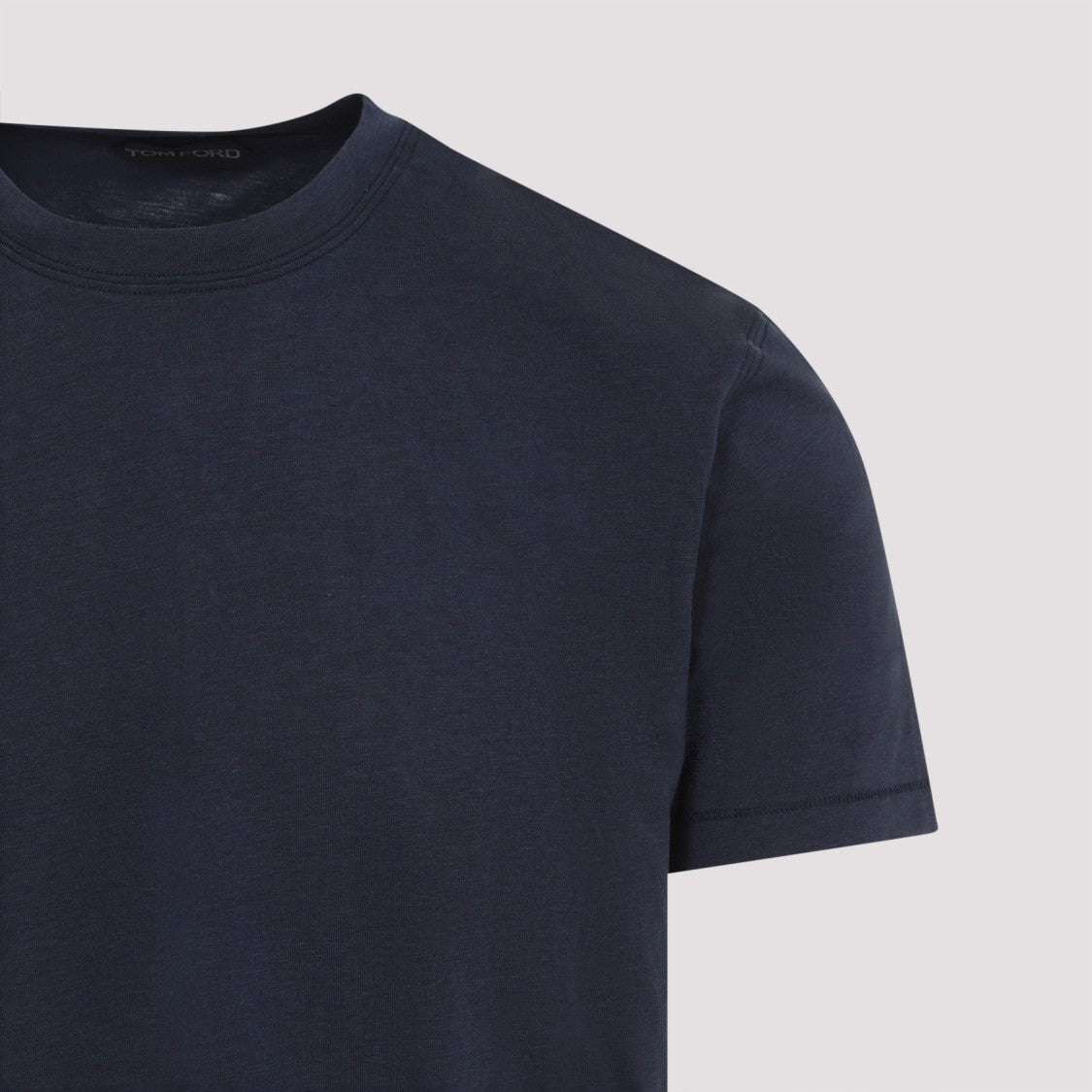 Tom Ford Ink Blue Lyocell T-Shirt