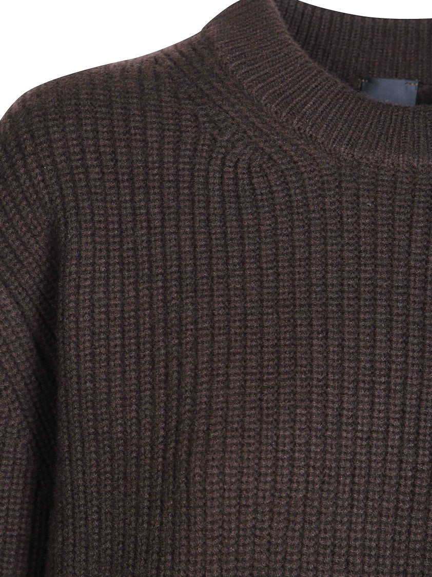 Pinko Gracidio Pure Wool Crew Neck Knitted Sweater