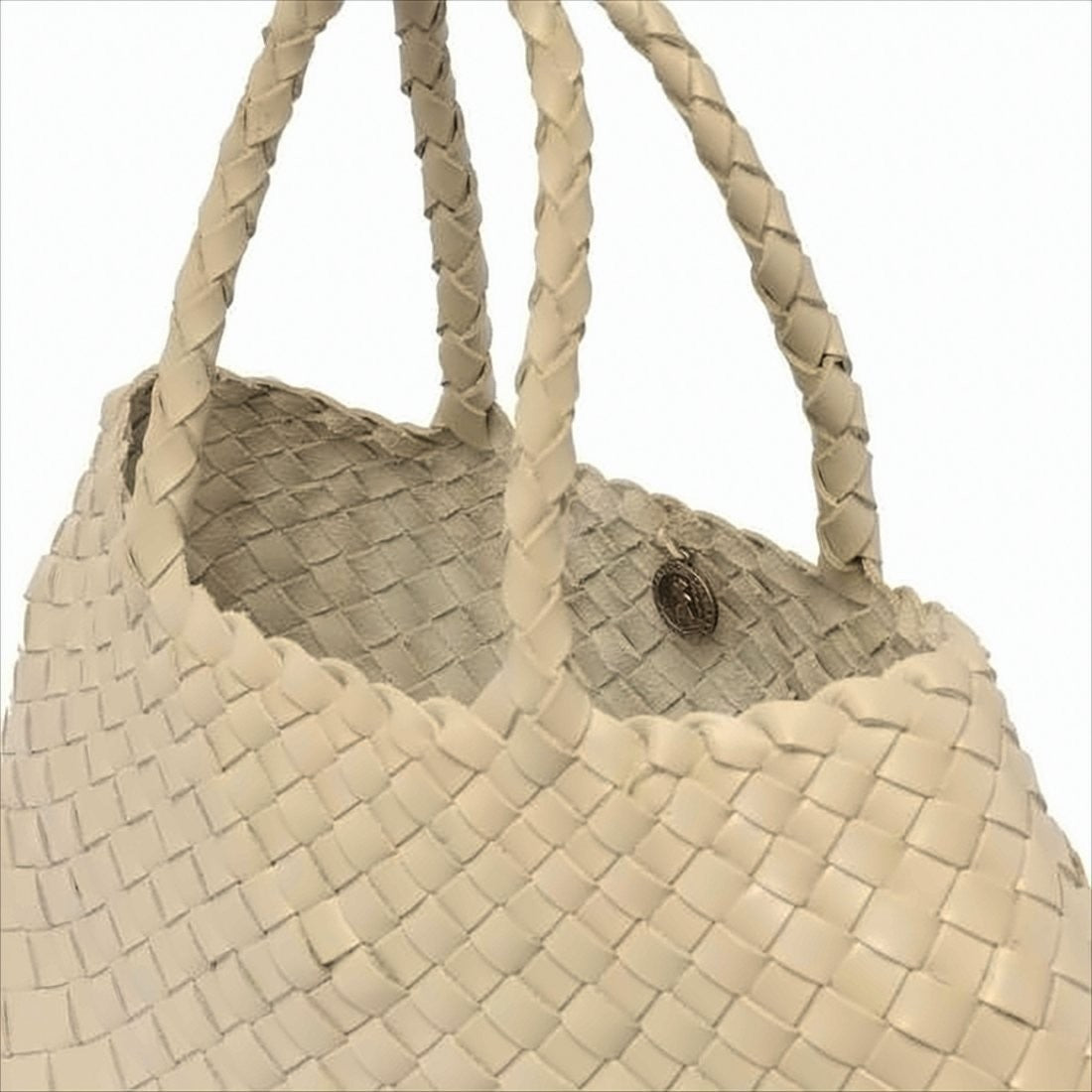 Dragon Diffusion Woven Buffalo Leather Tote Bag