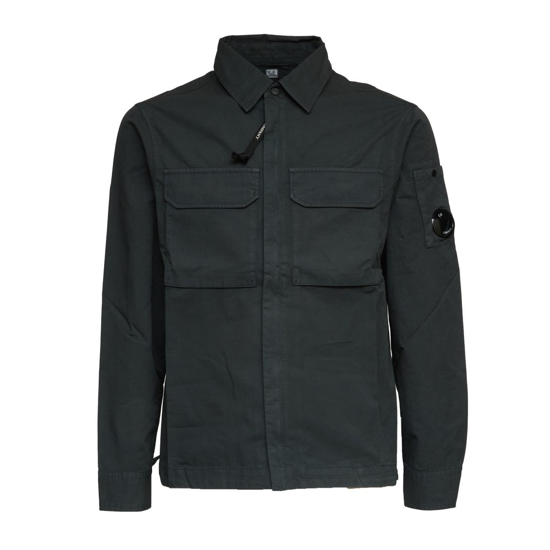 C.P. Company Organic Gabardine Zipped Lens Overshirt