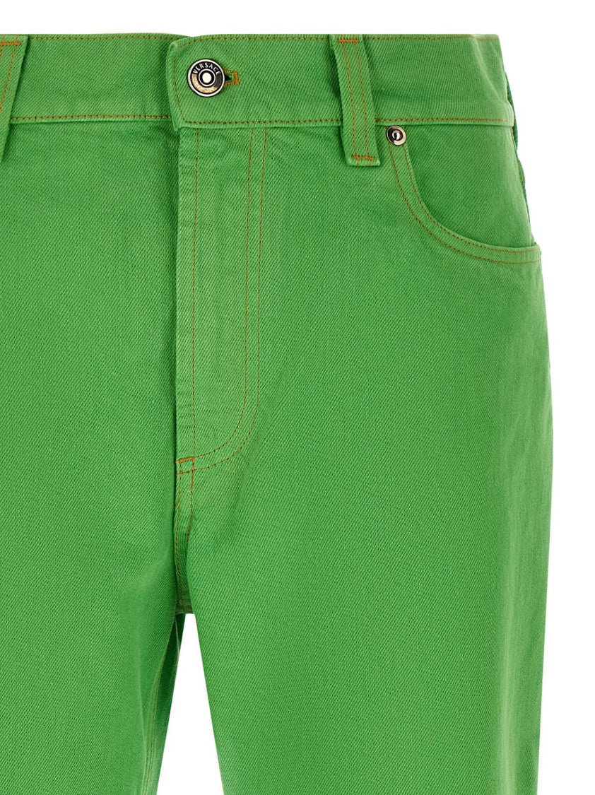 Versace Garment-Dyed Capri Jeans