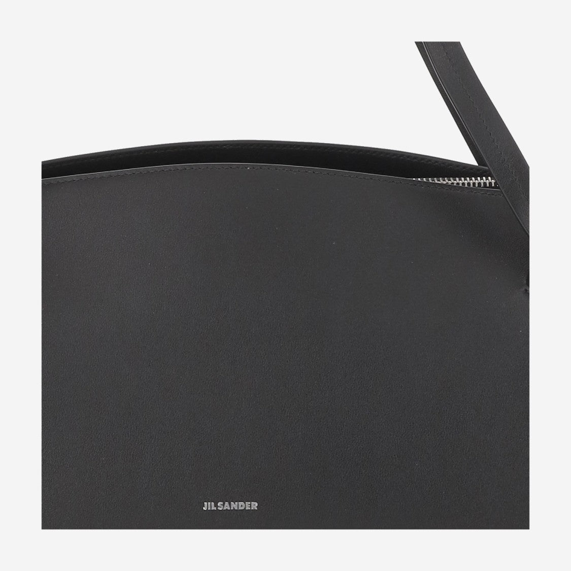 Jil Sander Bordeaux Leather Shoulder Bag