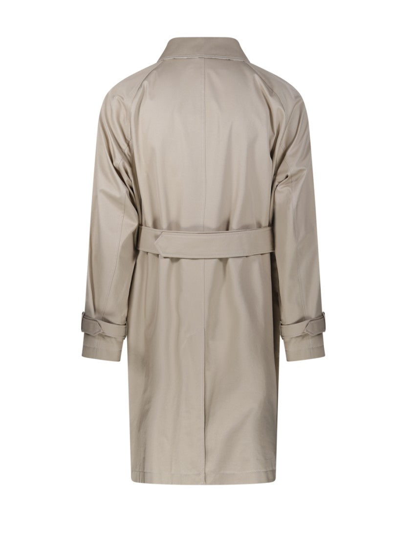 Burberry Belted Cotton Trench Coat