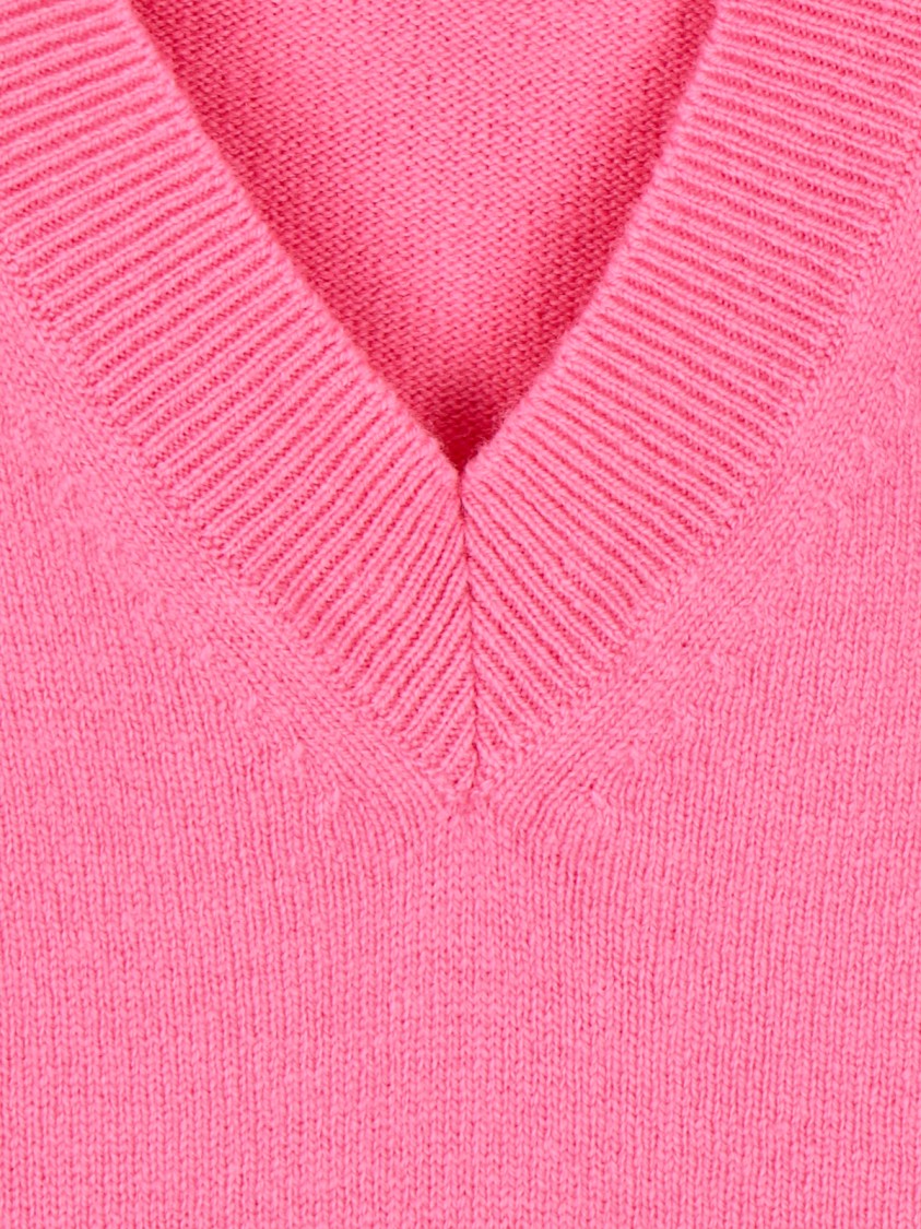 Comme Des Garçons V-Neck Wool Sweater