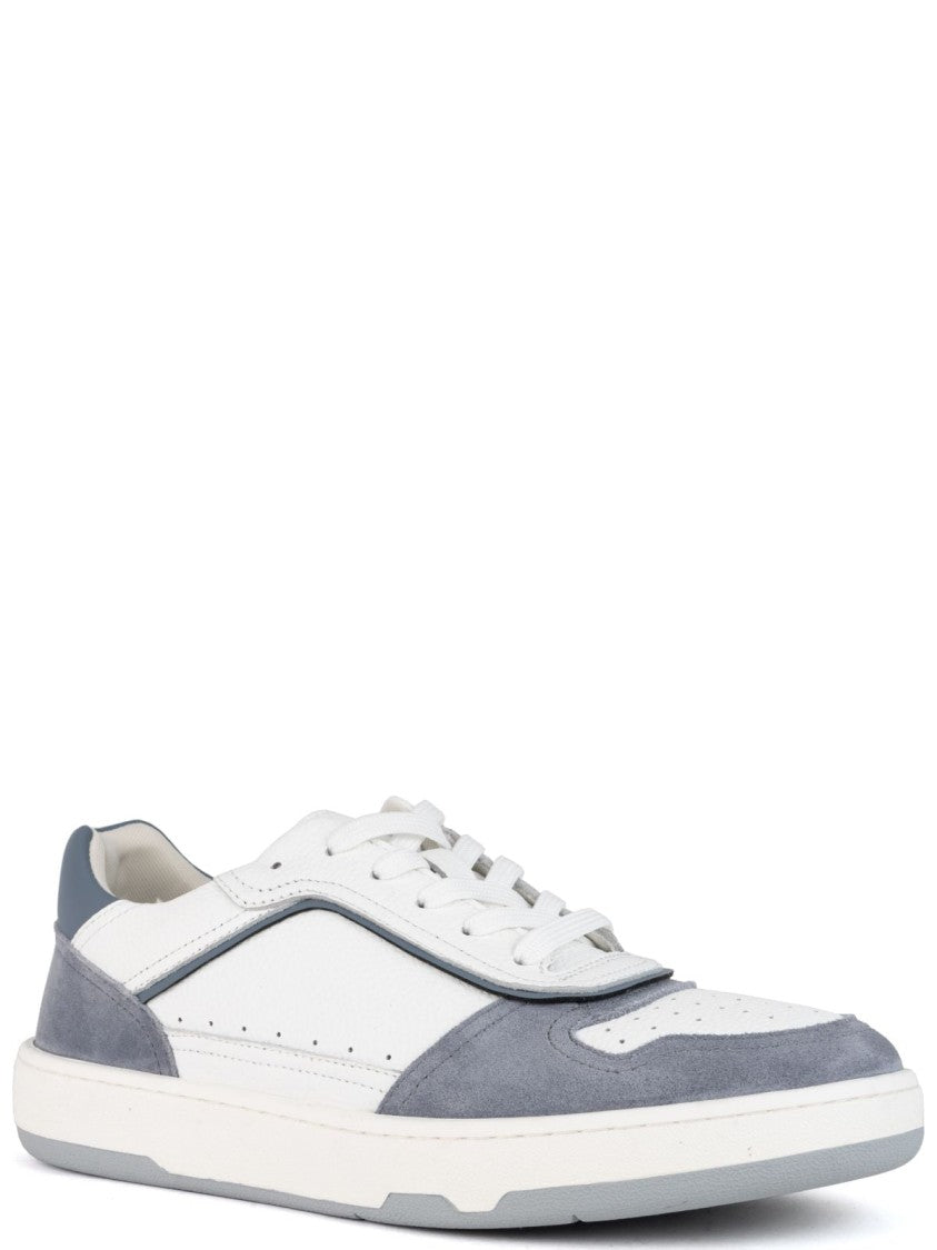 Sergio Moretti Grey Cow Leather Trainers