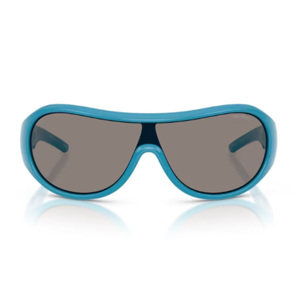 Miu Miu Oversized Mask Sunglasses With Glossy Acetate Frame