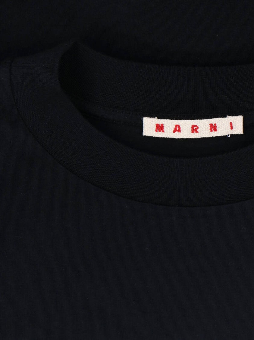 Marni Versatile Black T-Shirts With Clean Lines