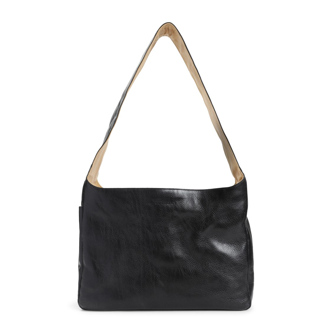 Our Legacy Deep Black Cow Leather Grande Brick Bag