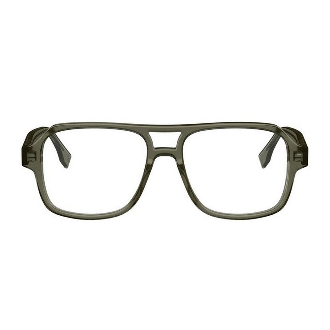Fendi Green Fe50131i Ff Squared Acetate Aviator Sunglasses
