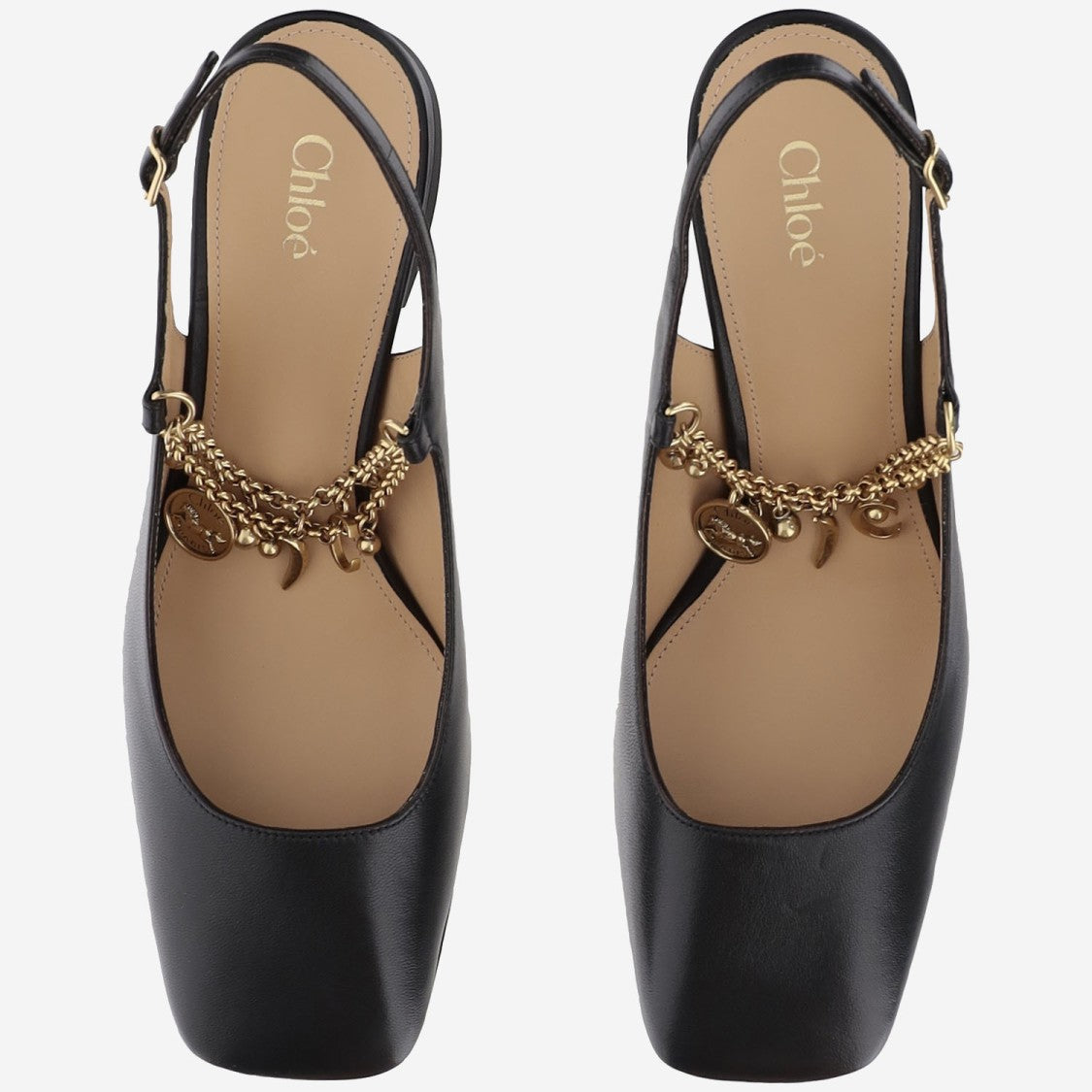 Chloé Charms Slingback Pumps