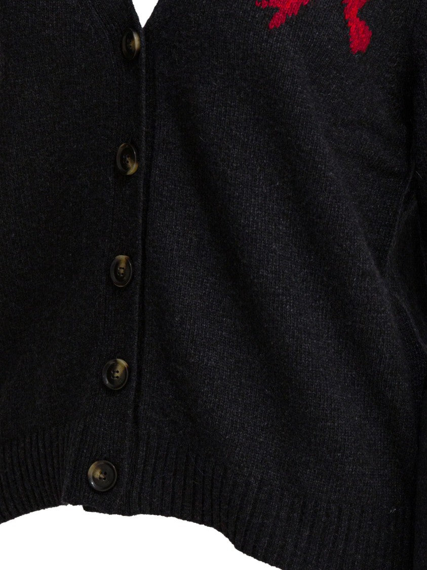 Ganni Wool Blend Cardigan