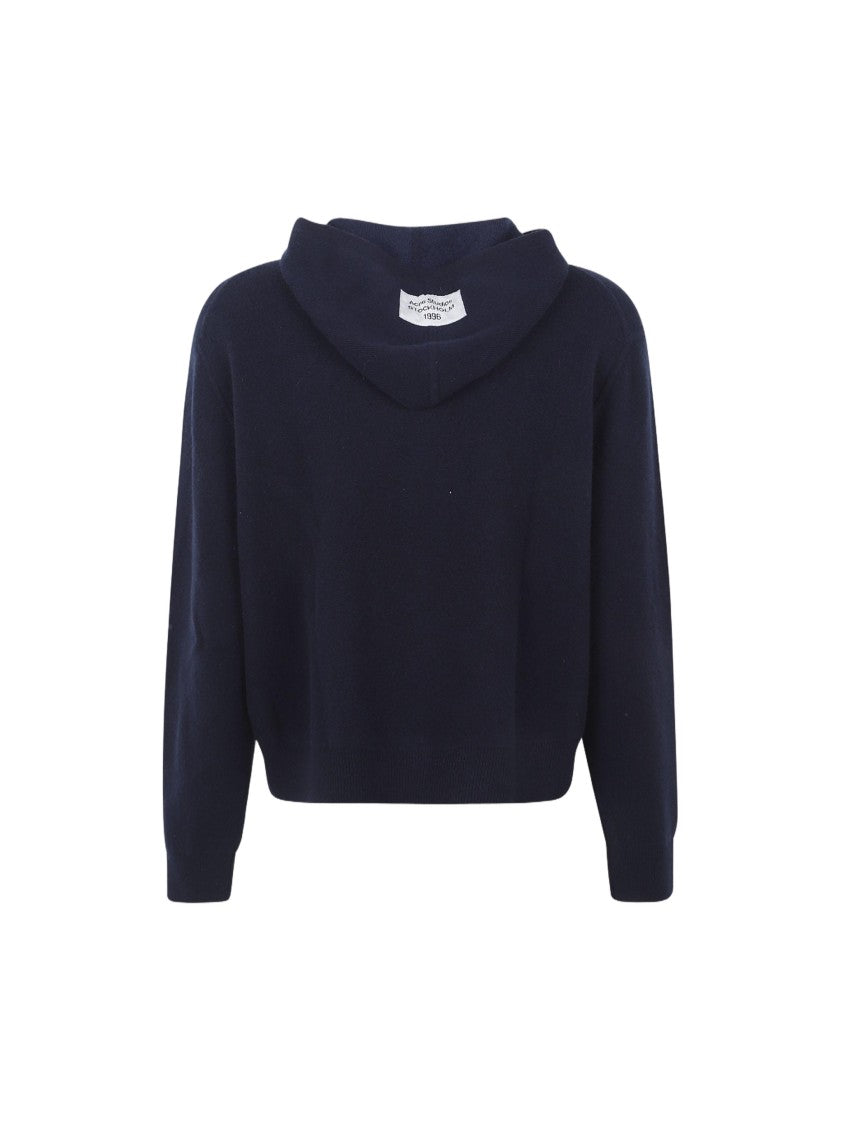 Acne Studios Relaxed Fit Knit Sweater With Hood