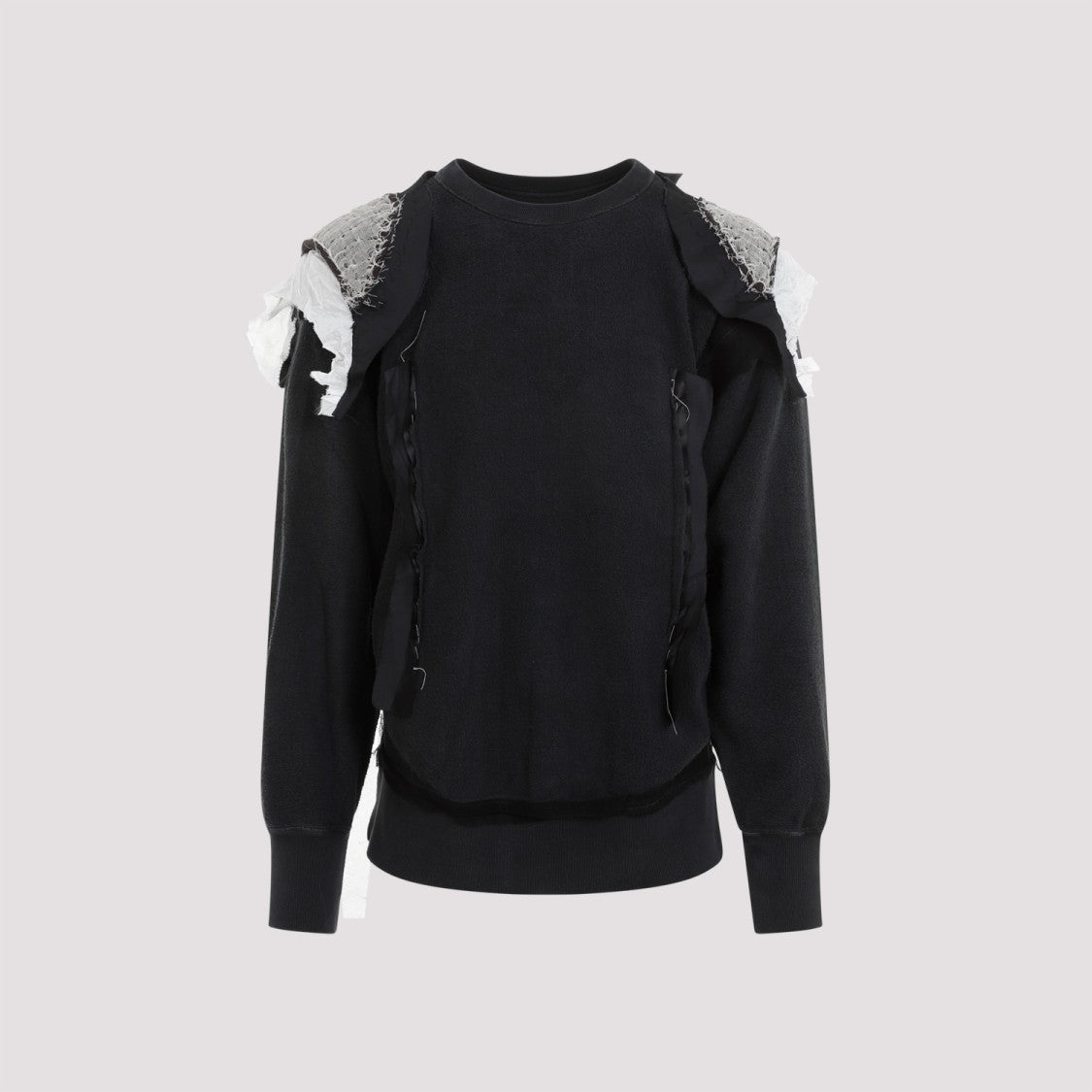 Maison Margiela Charcoal Grey Cotton Sweatshirt