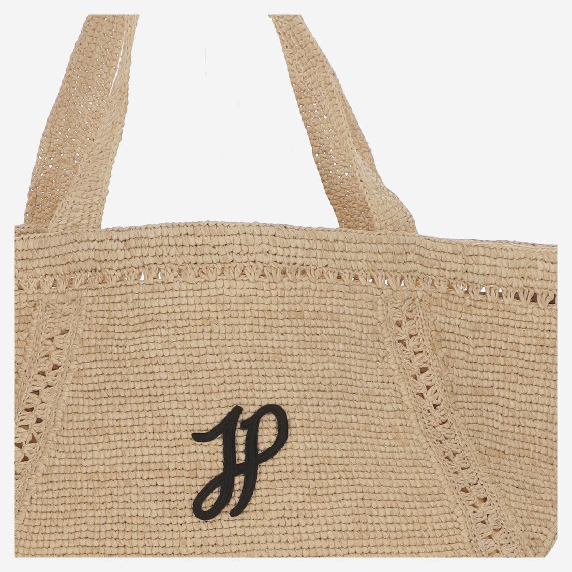 Patou Large Raffia Bag