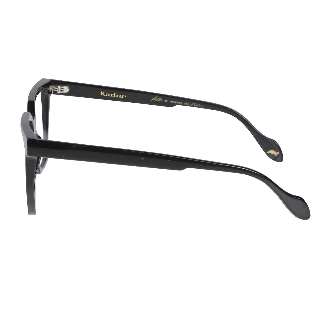 Kador Charlize Light Geometric Black Frame Sunglasses With Angular Design
