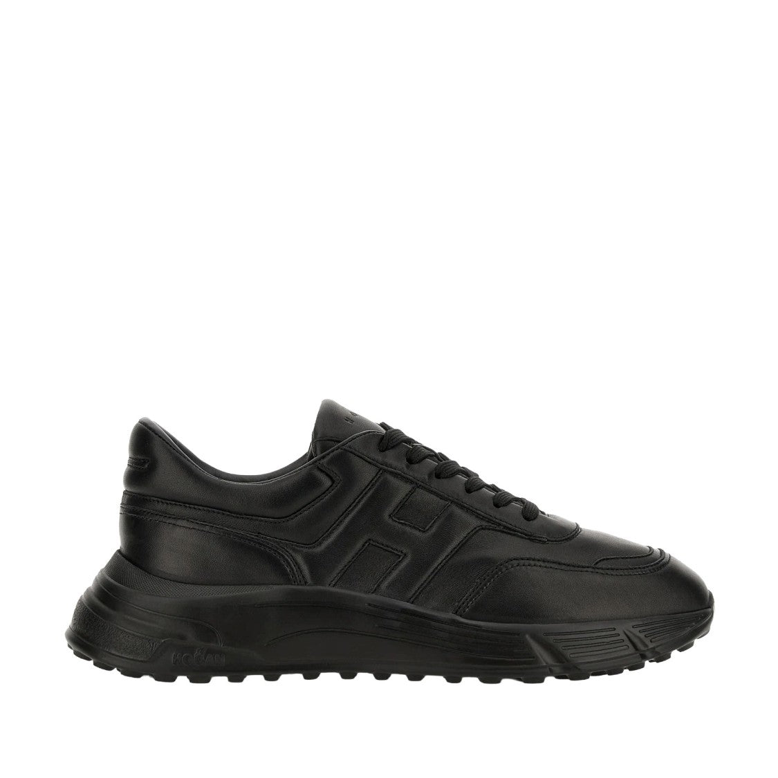Hogan Hyperlight Allacciato H Sneakers In Black