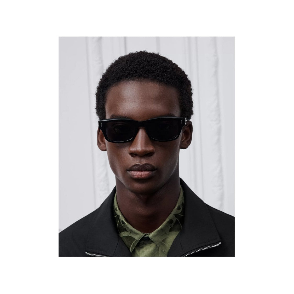 Dior Diortailoring S3i Rectangular Black Acetate Sunglasses