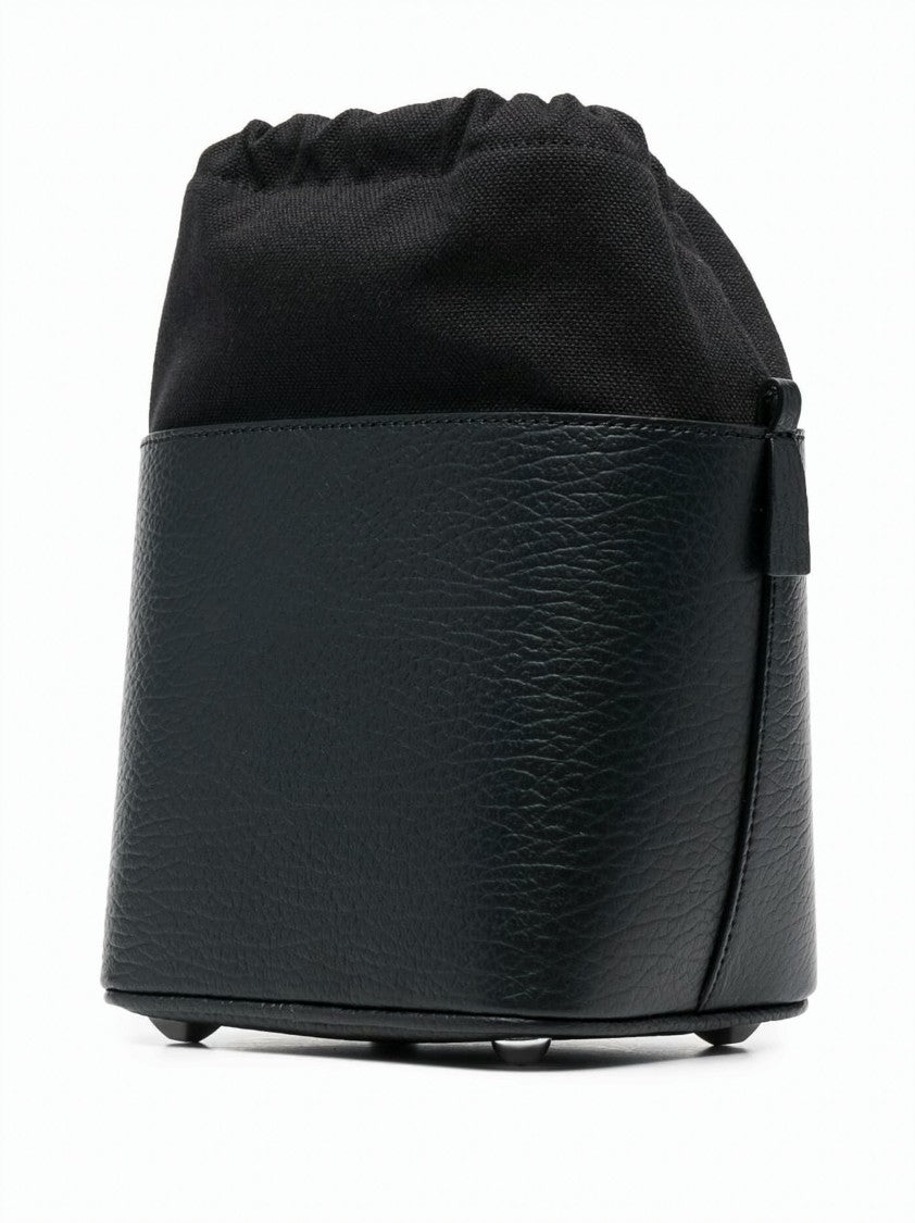 Maison Margiela Textured Calf Leather Small Bucket Bag