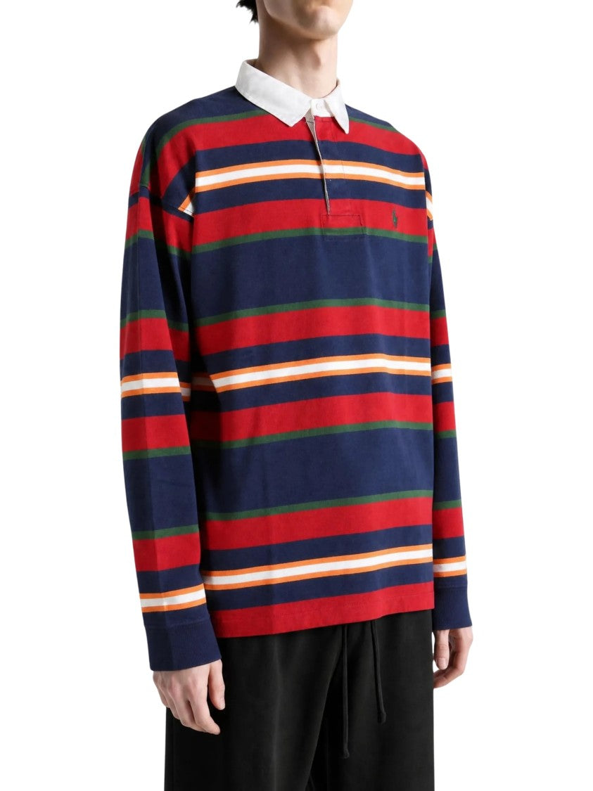 Polo Ralph Lauren Horizontal Stripe Long-Sleeve Polo Shirt